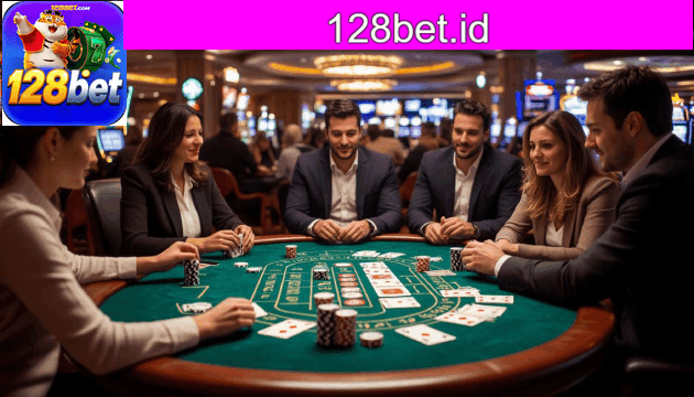Tela inicial do app 128bet com catálogo de jogos e eventos